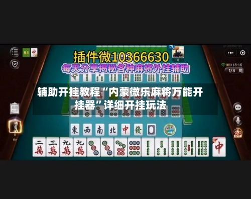 辅助开挂教程“内蒙微乐麻将万能开挂器”详细开挂玩法-第3张图片