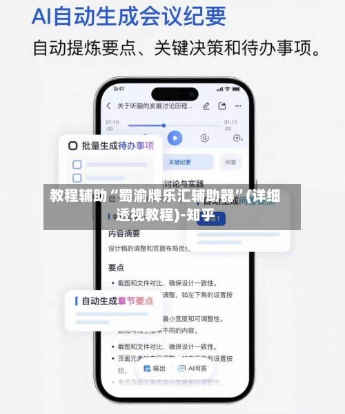 教程辅助“蜀渝牌乐汇辅助器	”(详细透视教程)-知乎-第3张图片