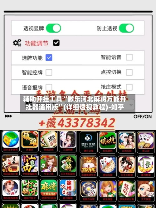 辅助开挂工具“微乐河北麻将万能开挂器通用版”(详细透视教程)-知乎-第2张图片