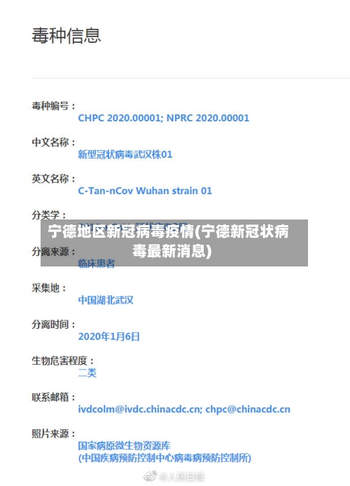 宁德地区新冠病毒疫情(宁德新冠状病毒最新消息)-第2张图片
