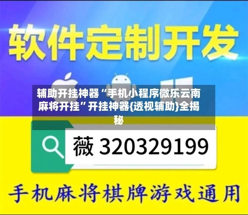 辅助开挂神器“手机小程序微乐云南麻将开挂”开挂神器{透视辅助}全揭秘-第2张图片