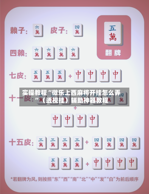 实操教程“微乐上西麻将开挂怎么弄	”（透视挂）辅助神器教程-第2张图片