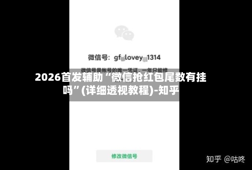 2026首发辅助“微信抢红包尾数有挂吗”(详细透视教程)-知乎-第2张图片