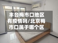 丰台梅市口地区有疫情吗/北京梅市口属于哪个区-第2张图片