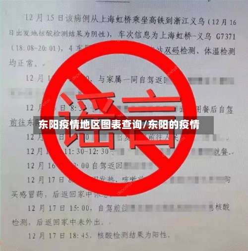 东阳疫情地区图表查询/东阳的疫情-第3张图片