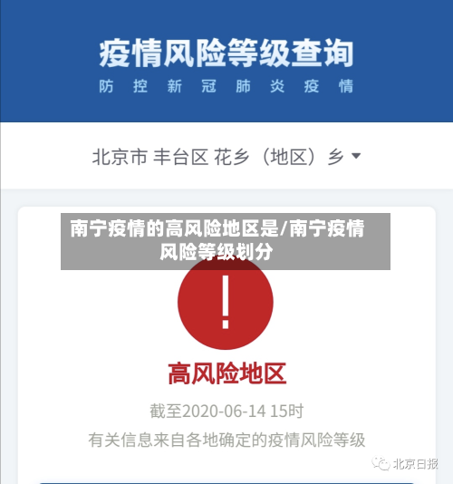 南宁疫情的高风险地区是/南宁疫情风险等级划分