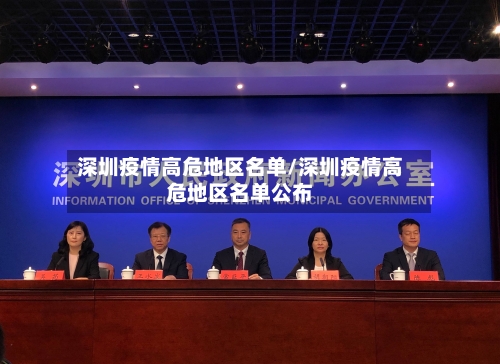 深圳疫情高危地区名单/深圳疫情高危地区名单公布