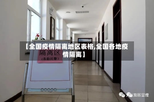 【全国疫情隔离地区表格,全国各地疫情隔离】