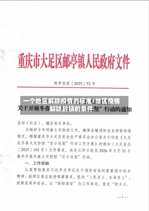 一个地区解除疫情的标准/地区疫情解除封锁的条件-第3张图片