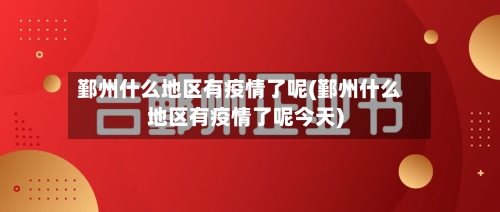 鄞州什么地区有疫情了呢(鄞州什么地区有疫情了呢今天)-第2张图片