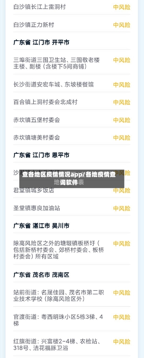 查各地区疫情情况app/各地疫情查询软件-第2张图片