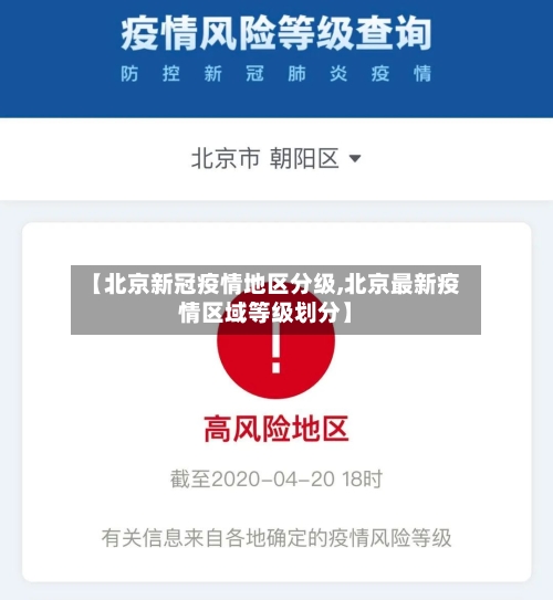 【北京新冠疫情地区分级,北京最新疫情区域等级划分】