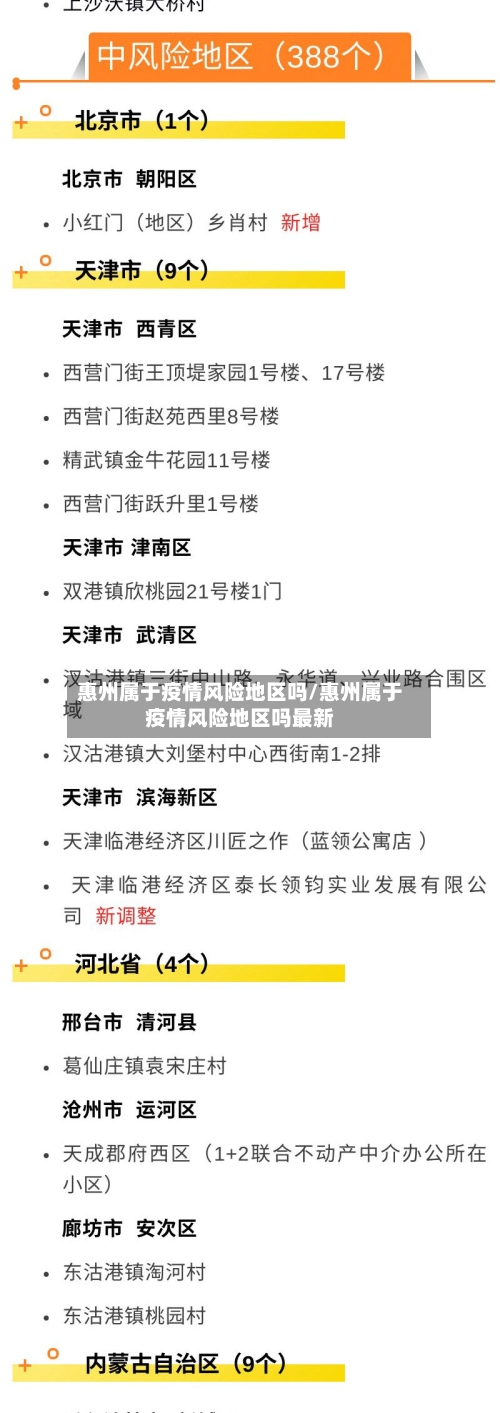 惠州属于疫情风险地区吗/惠州属于疫情风险地区吗最新-第2张图片