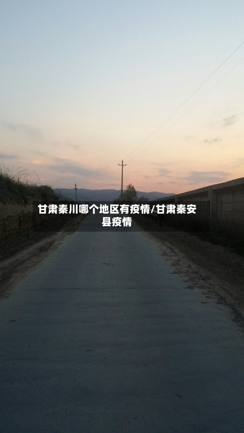 甘肃秦川哪个地区有疫情/甘肃秦安县疫情