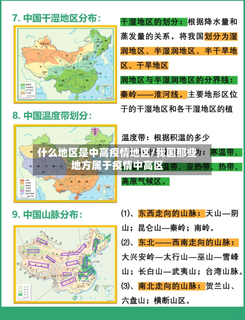 什么地区是中高疫情地区/我国那些地方属于疫情中高区