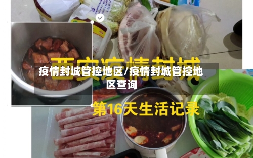 疫情封城管控地区/疫情封城管控地区查询