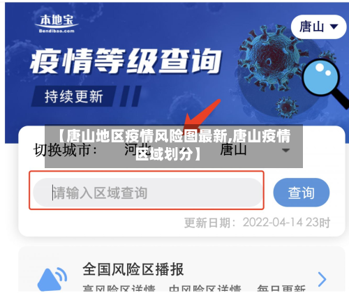 【唐山地区疫情风险图最新,唐山疫情区域划分】