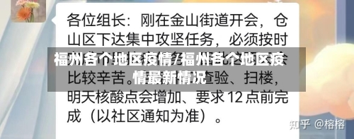 福州各个地区疫情/福州各个地区疫情最新情况-第3张图片
