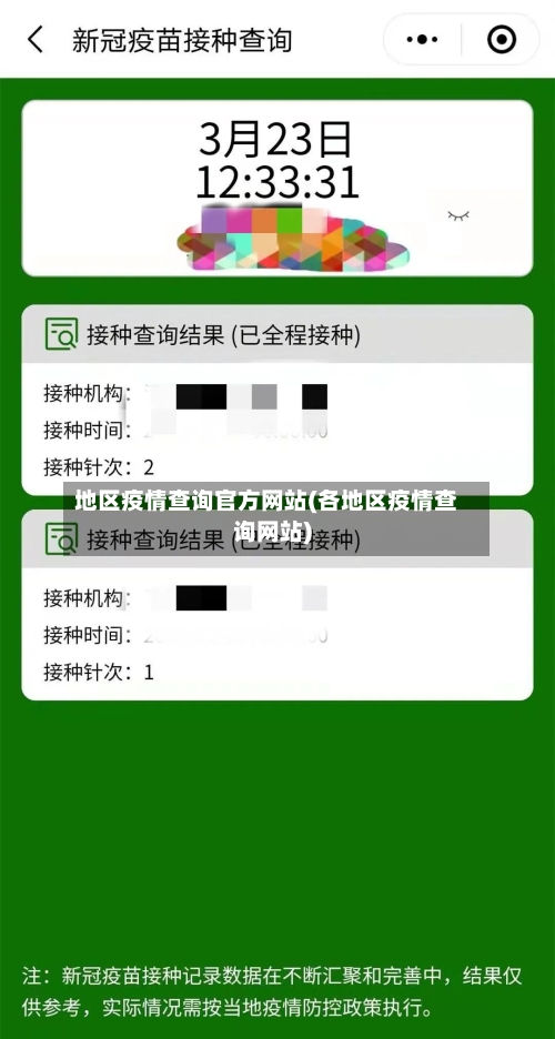 地区疫情查询官方网站(各地区疫情查询网站)