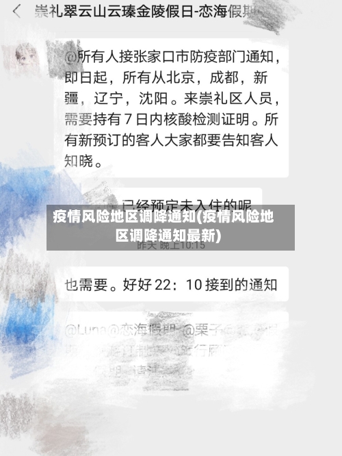 疫情风险地区调降通知(疫情风险地区调降通知最新)