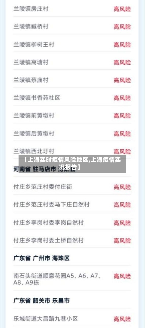 【上海实时疫情风险地区,上海疫情实况报告】-第3张图片