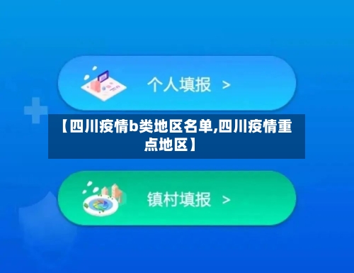 【四川疫情b类地区名单,四川疫情重点地区】-第2张图片